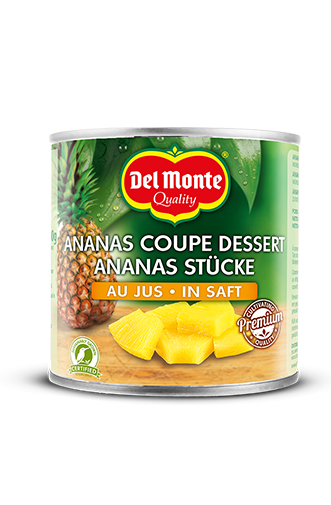 Ananas Dessert Stücke in eigenem Saft